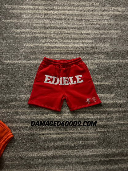 RED EDIBLE SHORTS